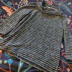 LOFT Striped tunic sweater